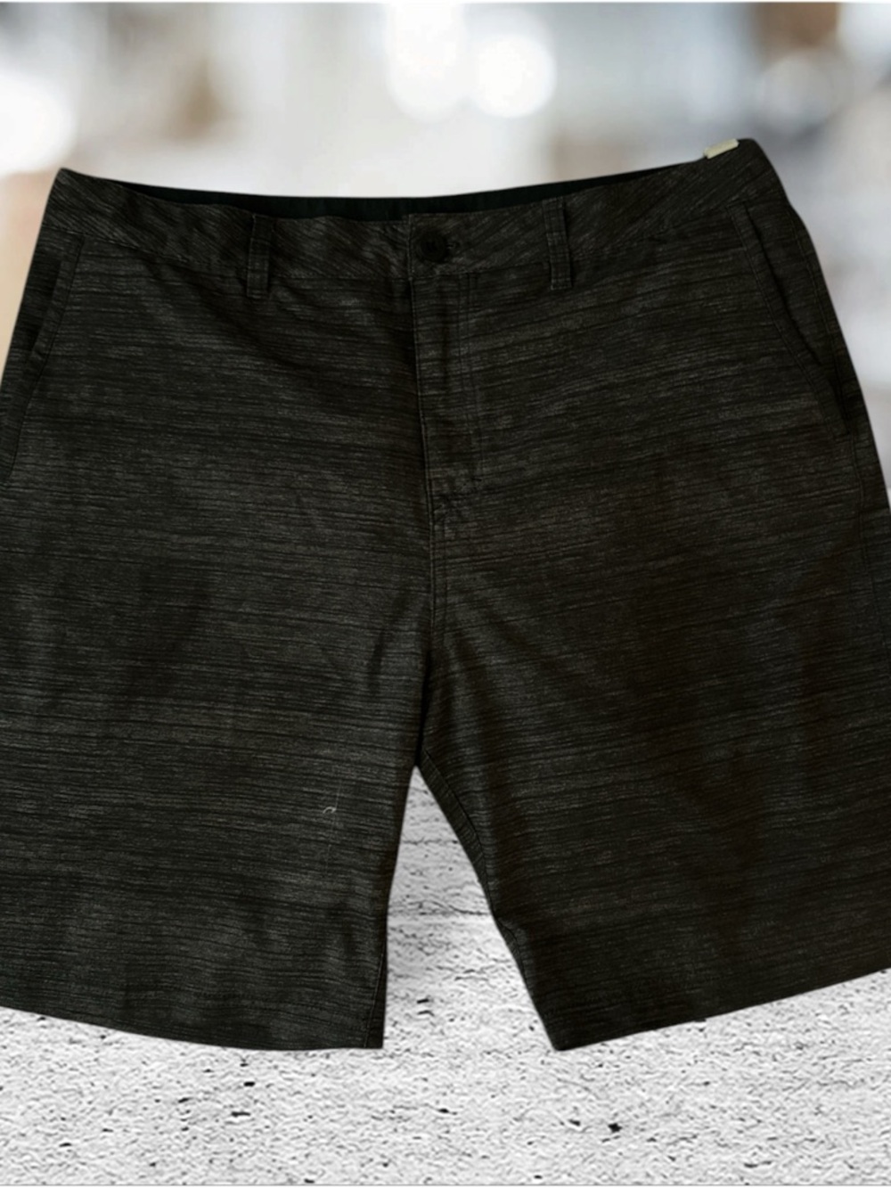 Quiksilver Men's Charcoal Black Hybrid Shorts